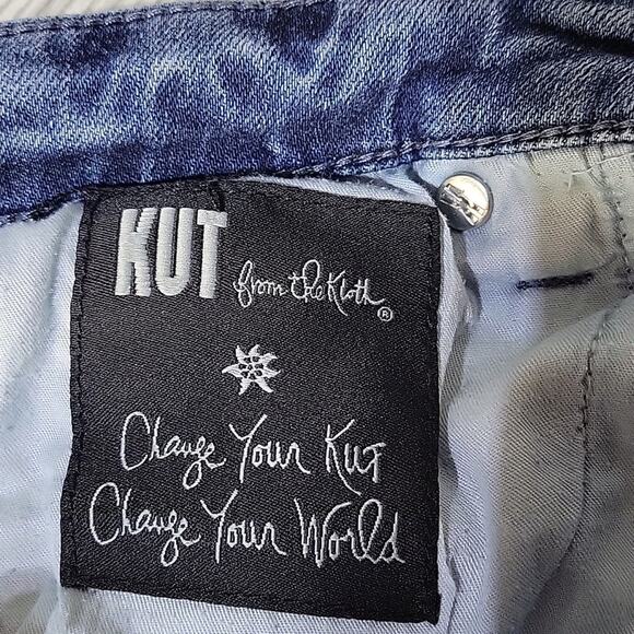 Kut from the Kloth Bermuda Jean Shorts Slight Distressing Womens Size 6 - Picture 10 of 11